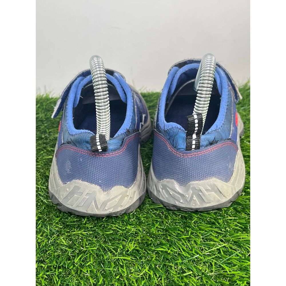 KEEN Kids Blue Hook & Loop Outdoor Hiking Shoes Size US 2 EU 34 Waterproof Trail - Picture 5 of 9